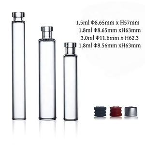 स्वतंत्र पैकेजिंग स्टेरिल ग्लास कारतूस 3 मिलीलीटर डिस्पोजेबल ग्लास शील्स - Product Image 2