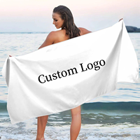 Wholesale Custom Beach Towels Quick Dry Custom Printed Swimming Sand Free Microfiber Beach Towels