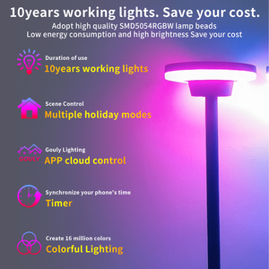 Gouly Chất lượng cao hơn cảnh quan bãi cỏ ánh sáng điện áp thấp lumen cao IP65 IP67 không thấm nước 12 wát LED Lawn bollard đèn - Product Image 6