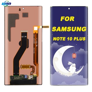 หน้าจอ AMOLED โน้ต 10 พลัสสำหรับซัมซุง กาแลคซี่ โน้ต 10+ N975F จอแสดงผล LCD หน้าจอสัมผัสรองรับเอส เพนลายนิ้วมือพร้อมกรอบ - Product Image 3