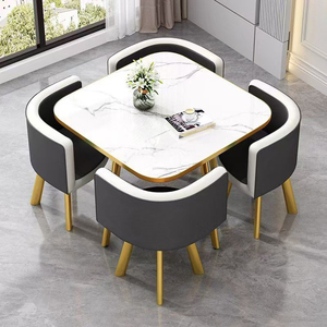 Trực Tiếp Nhà Sản Xuất Mịn Bảng Top Ergonomic Ghế Cà Phê Thiết Lập Cho Văn Phòng Nhà Thanh Lịch Phòng Ăn Đồ Nội Thất Cho Hội Thảo Sử Dụng - Product Image 4
