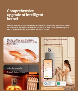 Secadora Inteligente Yanmi, Secadora Portátil de Viaje, Secadora Pequeña para el Hogar y Dormitorio, Conectada a la Aplicación Xiaomi - Product Image 5