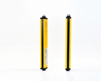 Barrière de sécurité photoélectrique infrarouge pour machines industrielles, détection 10 mm, 24 V, IP65