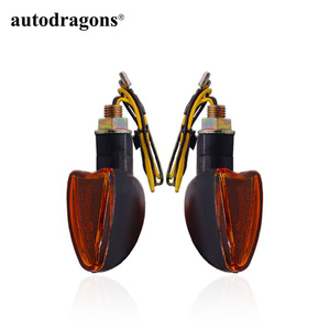 4pcs Amber Motorcycle Motorbike Transparent Covering Signal Indicators <b>Light</b> Bulb - Product Image 6