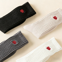Chaussettes de sport unisexes brodées avec votre propre logo, chaussettes de course athlétiques, chaussettes en coton personnalisées
