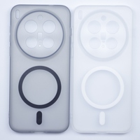 Casing Ponsel Transparan TPU Lembut Matte dengan Pengisian Daya Nirkabel Magnetik Mewah untuk VIVO IQOO PRO 5G VIVO NEX3S 5G VIVO X50 Lite