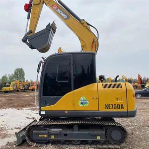 Excavatrice sur chenilles d'occasion XCMG XE75DA 7T, pelle hydraulique, machine de terrassement sur chenilles avec godet de 0,32 m³ de capacité - Product Image 1