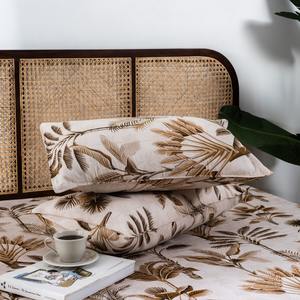 Ensemble de draps en coton style hôtel et maison, lit double, literie, 2 taies d'oreiller, fabricant indien, export, prix de gros - Product Image 4