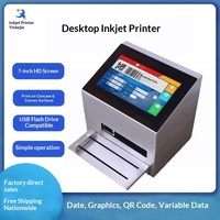 Machine de codage statique thermique automatique de bureau, petite, haute précision, pour codes QR, codes-barres, dates de production sur boîtes en plastique