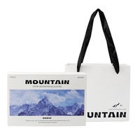 Diffuseur de parfum pour voiture en pierres de montagne enneigée, coffret cadeau, pour intérieur, 90-120 jours, ensemble d'huiles essentielles d'aromathérapie sans flamme, en plâtre