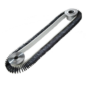 Brosse <span class=keywords><strong>de</strong></span> nettoyage <span class=keywords><strong>de</strong></span> bande transporteuse à poils plats flexibles en nylon pour l'industrie <span class=keywords><strong>textile</strong></span> - Product Image 2