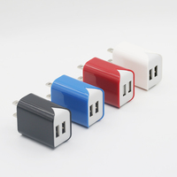 Vente en gros Nouveau chargeur de téléphone portable personnalisé rapide prise murale US adaptateur certifié intelligent à double port USB chargeur de téléphone portable