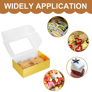 B581 nhỏ xà phòng bao bì hộp mini Kraft cửa sổ tự chế xà phòng Kẹo sô cô la bánh cookie bao bì Bìa hộp nhỏ - Product Image 2