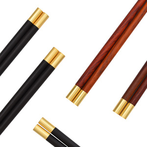 Palillos de palisandro estilo chino, vajilla sin pintar, palillos de palisandro Jinfu con punta redonda para el hogar, venta al por mayor de fábrica - Product Image 4
