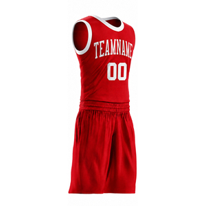 Ensemble d'uniformes de basket-ball personnalisés avec logo imprimé, légers et respirants, pour hommes et femmes, 100% polyester - Product Image 5