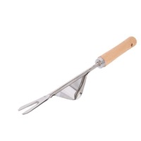 Kit di Attrezzi da Giardinaggio Fai-da-Te in Acciaio Inox con Manico in Legno e Lama da 8cm OEM