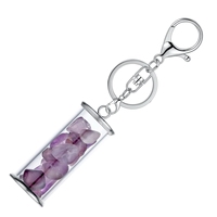 Pendentifs en forme de bouteille de vœux pour femmes, 2 pièces, pierres de Wicca, souhait en Reiki