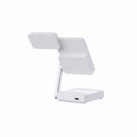 Support de charge magnétique pliable 3 en 1 en alliage de zinc 25W, double couleur, pour iPhone, pour accessoires Apple
