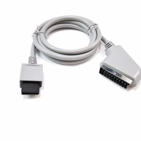 Câble SCART vers RGB pour Wii/Wii U, 1,8 m, tout en cuivre, respectueux de l'environnement