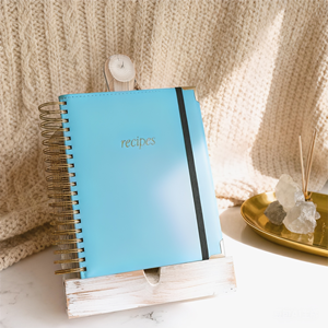 Impression CMJN personnalisée A5 B5 A4 recette avec onglet diviseur couverture rigide reliure en spirale recette de famille <span class=keywords><strong>livre</strong></span> de recettes recette de journal - Product Image 2