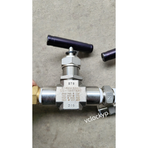 วาล์วเข็มสแตนเลสแบบฝาครอบในตัว Swagelok NPT, SS-18RF8 มือสอง - Product Image 4