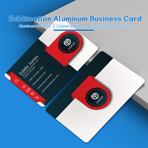 Prosub <strong>Blank</strong> Aluminum Sublimation <strong>Business</strong> <strong>Card</strong> Diy Double Sided Custom Printing Metal Id <strong>Card</strong> Sublimation <strong>Business</strong> <strong>Cards</strong> - Product Image 2