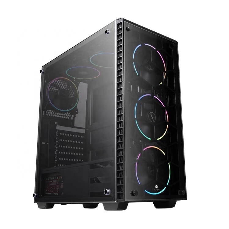 Горячая Распродажа, новый дизайн, микро закаленные башни, игровые компьютерные Чехлы, корпус для ПК Atx