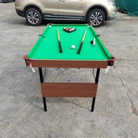 Table de billard pliable pour la maison, table de billard portable avec retour de boules, cadre en acier et plateau en ardoise, norme américaine et britannique
