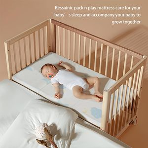 Cuna y colchón Premium de estilo triple para niños pequeños-CertiPUR-EE. UU. Se adapta a la cuna de bebé estándar de tamaño completo y cama para niños pequeños - Product Image 6