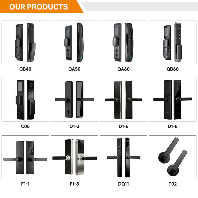 UIELOCK D1-3 Tuya App Smart Digital Lock Fingerprint Keyless Security Door Lock with Cloud Storage Grade C AA Alkaline Battery · image 2