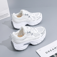 F2112 Chaussures de marche décontractées tendance pour femmes, baskets, zapatillas mujer de plataforma, chaussures de sport confortables pour femmes