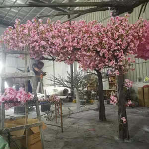 Arc avec fleurs de cerisier artificielles, 1 pièce, 3m de haut, pour décoration de mariage