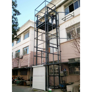 Elevatore Idraulico <span class=keywords><strong>per</strong></span> Merci da <span class=keywords><strong>Esterno</strong></span> con Guida a Binario, Capacità 5000kg/2000kg, <span class=keywords><strong>per</strong></span> Magazzino e Trasporto Merci - Product Image 1