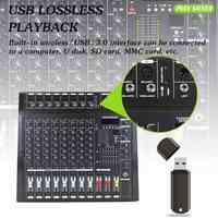 Console de mixage tout-en-un professionnelle, boîtier métallique, du studio de chambre à coucher à la scène, offrant un son partout