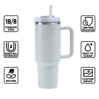 Tasse de voyage personnalisée 40oz gobelet avec poignée gobelets léopard 40oz tasse de voyage sublimation vaso de 40oz con mango
