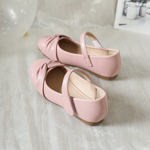 Elegant Kids <b>Shoes</b> With Bow Detail <b>Soft</b> Leather Comfortable for Girls Dress <b>Shoes</b> - Product Image 4
