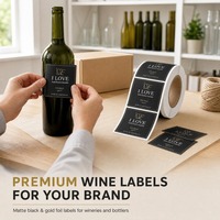 Étiquettes adhésives en rouleau personnalisées pour fabricants, impression de logo de marque privée, emballage personnalisé, couleur personnalisée, vinyle imperméable