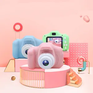 공장 가격 아이들 귀여운 고품질 디지털 카메라 만화 귀여운 사진 비디오 장난감 생일 크리스마스 선물 미니 카메라