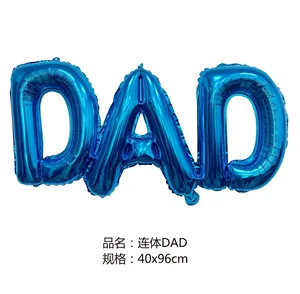 Vente en gros de ballons en aluminium pour décoration de fête avec lettres espagnoles Nina garçon fille papa <span class=keywords><strong>maman</strong></span> HBD - Product Image 4