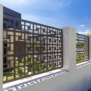 Pantallas de Jardín, Cercas Metálicas Cortadas con Láser, Cercas de Acero Corten, Pantallas de Privacidad para Exteriores - Product Image 2