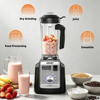 Mixeur Commercial à Glace 2L avec Bol Incassable – Robot Culinaire et Mixeur à Smoothies de Haute Qualité pour Bars et Magasins