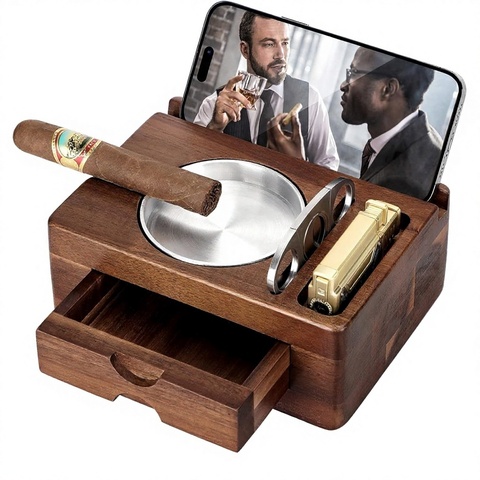 The Meridian Cigar & Whiskey Tasting Tray