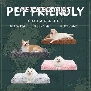 大型犬用クレートパッドベッドマット、小型犬、中型犬、大型犬、猫用、おしゃれなフォームペットベッド、ケネルパッド、人間用 - Product Image 2