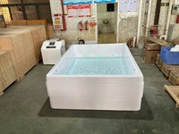 Lit de massage aquatique flottant à gravité zéro en acrylique, fonction musicale, pour spa à domicile, bien-être, bain de flottaison