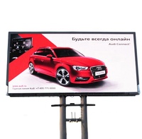 Écran d'affichage LED mural vidéo d'extérieur avec lecteur de publicité RVB polychrome télécommandé
