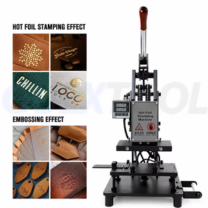 Machine de marquage à chaud manuelle pour petits articles en cuir, presse à chaud de bureau pour l'impression de logos - Product Image 4