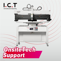Impresora SMT Semiautomática I.C.T-P12 para PCB, Impresora de Pasta de Soldar Semiautomática con Buen Servicio y Precio Competitivo en China