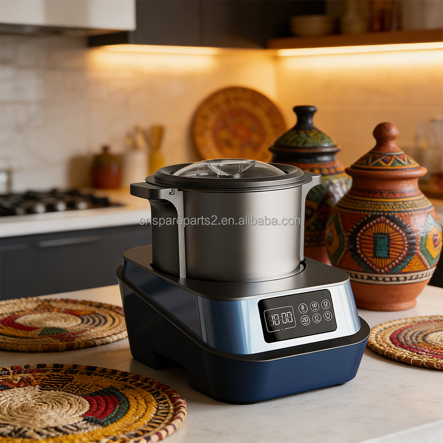 Commercial Fufu Blender 6L Mixing Bowl Food Processor Ugali Banku Making Pounding Fufu Machine With Cooking & Stirring Function