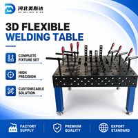 Nouvelle station de soudage multifonctionnelle 3D avec système de serrage, en acier Q355, marque Meisida, alimentation CC à arrêt automatique, garantie 1 an