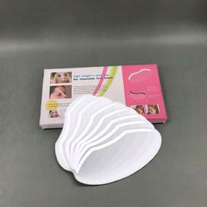 Masque facial jetable transparent bouclier de laque pour salon de coiffure coupe de cheveux protecteur des yeux bouclier de cils bouclier facial 50 pièces - Product Image 5